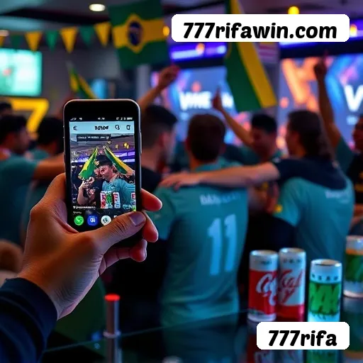 Aplicativo móvel 777rifa para iOS e Android